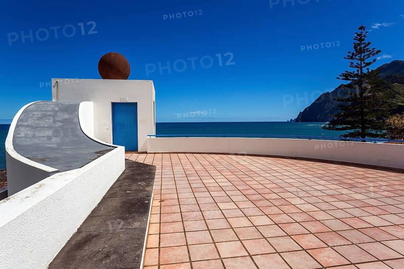 Viewing platform in front of the church Igreja de Nossa Senhora de Guadalupe