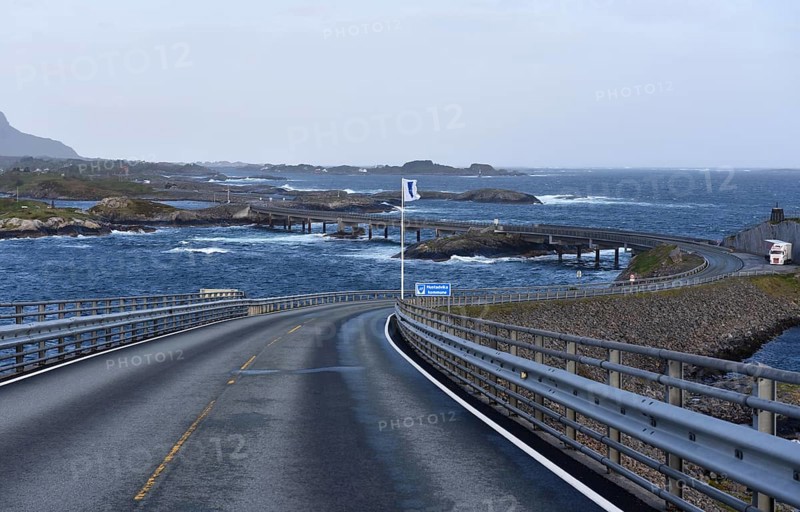 Archipelago Landscape on the Atlantic Road in Norway