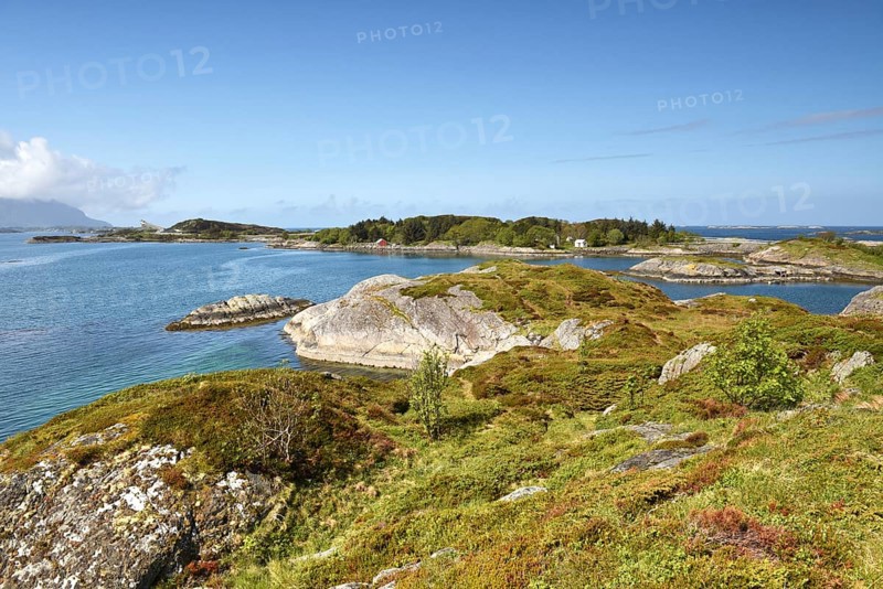 Archipelago Landscape on the Atlantic Road in Norway