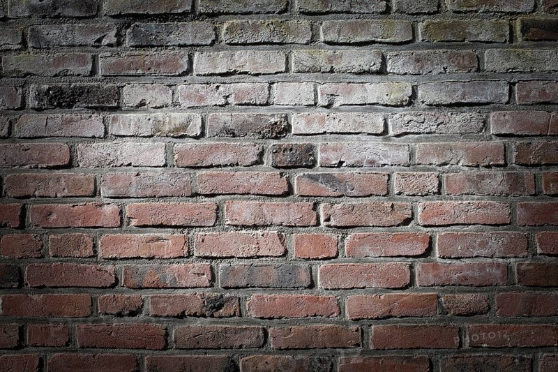 Brick wall as background