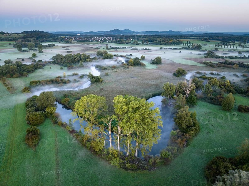 Aerial view of the Radolfzeller Aach
