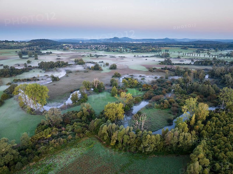 Aerial view of the Radolfzeller Aach