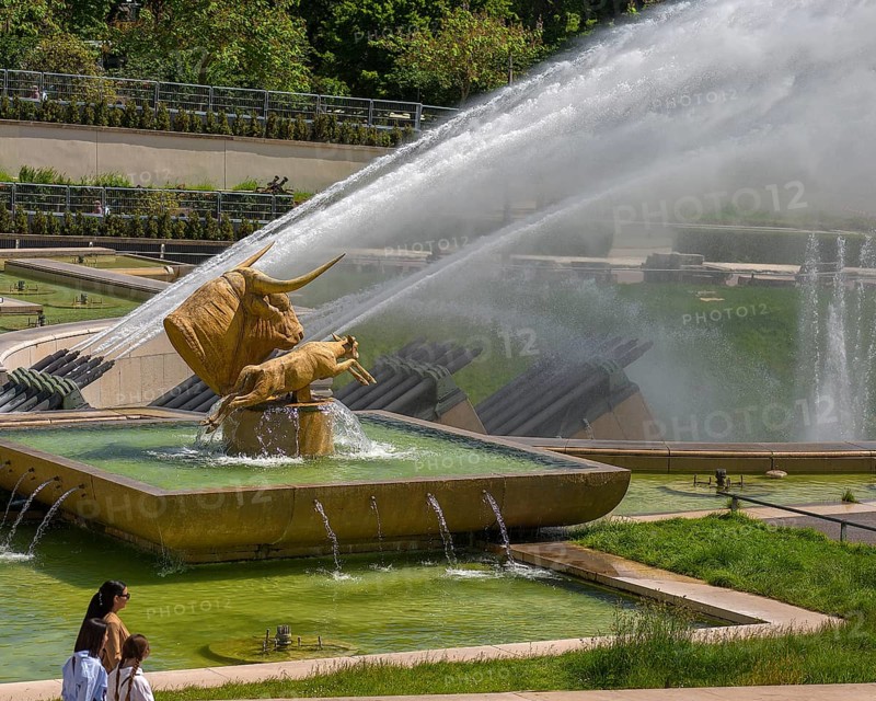 Fountain system below the Palais de chaillot