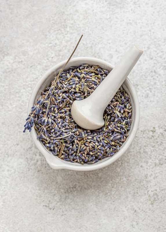 Lavender plant bowl arrangement