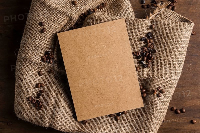 Package coffee beans sackcloth