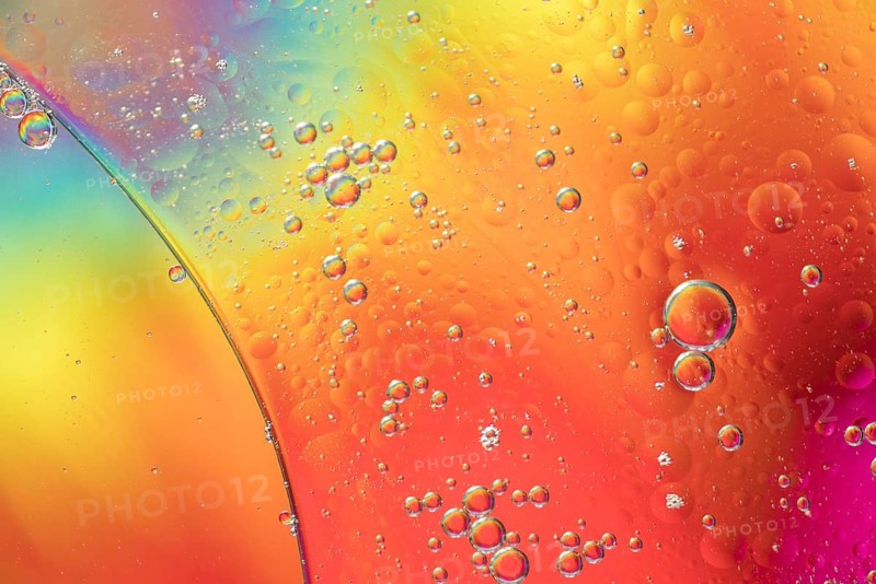 Rainbow abstract bubbles texture