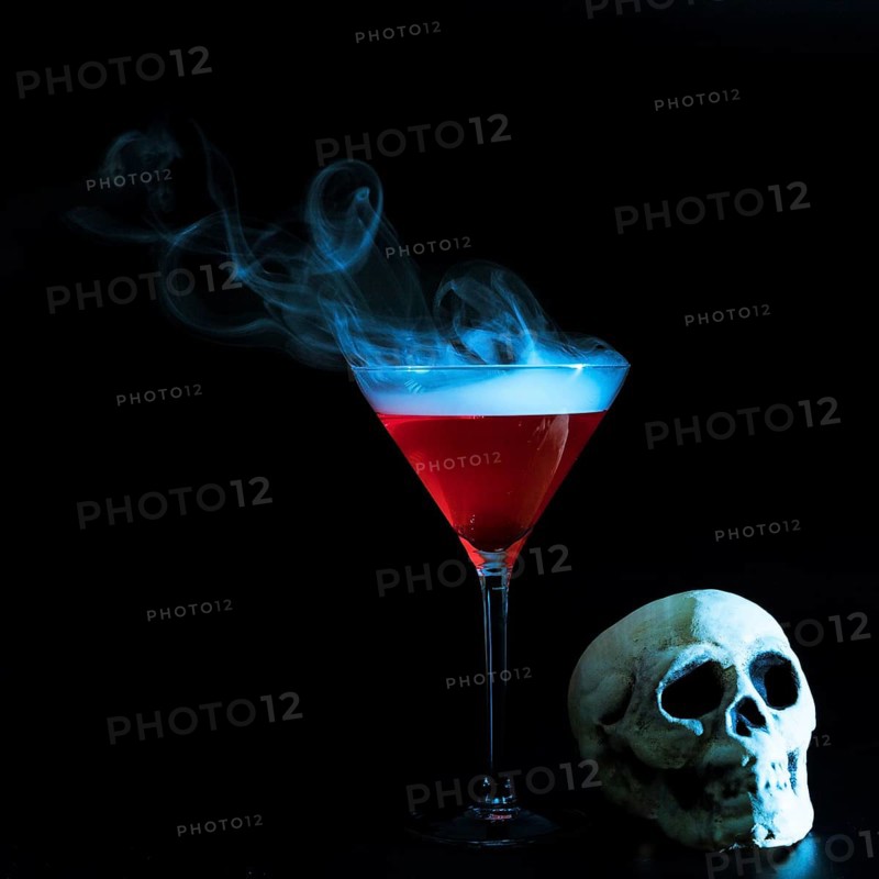 Smoky goblet skull