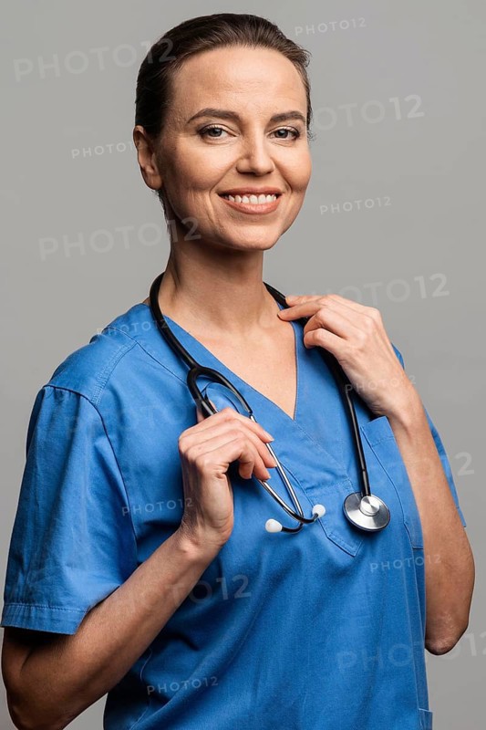 Woman working as doctor 2