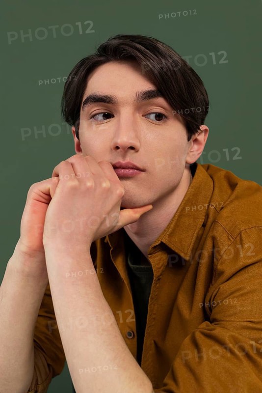Young man wearing shirt posing 3