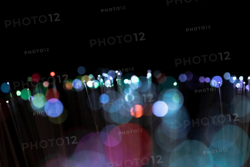 Blurred glowing spots colorful shades