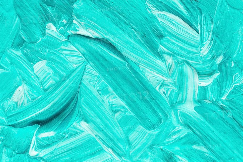 Flat lay creative paint brush strokes surface