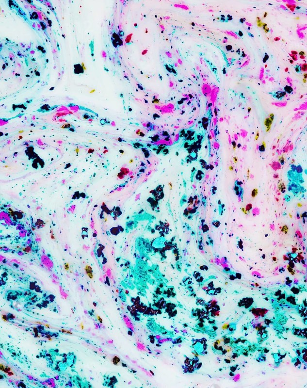 Fluid abstract texture holi color powder