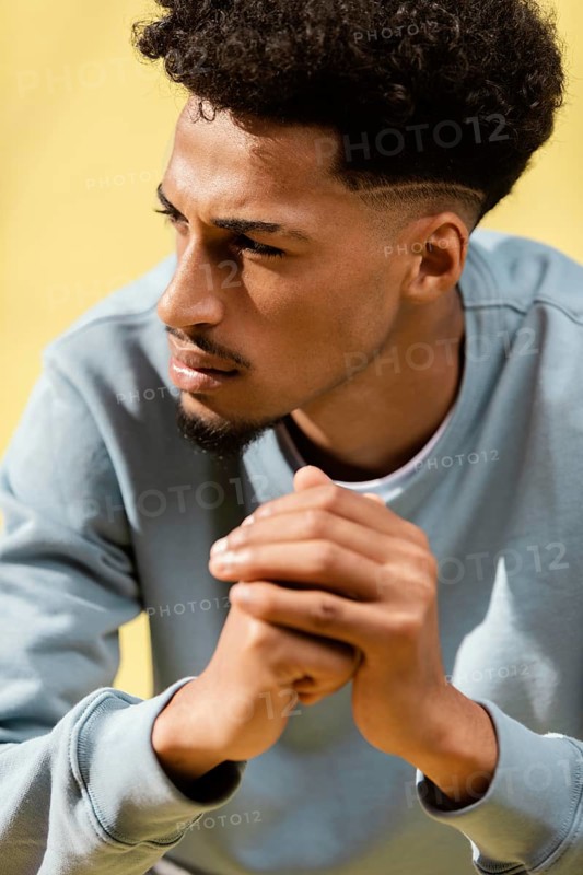 Portrait young man outdoor