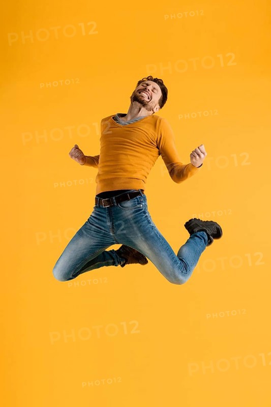 Young man jumping 2