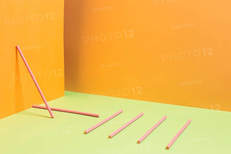 Colorful plastic straw collection 2