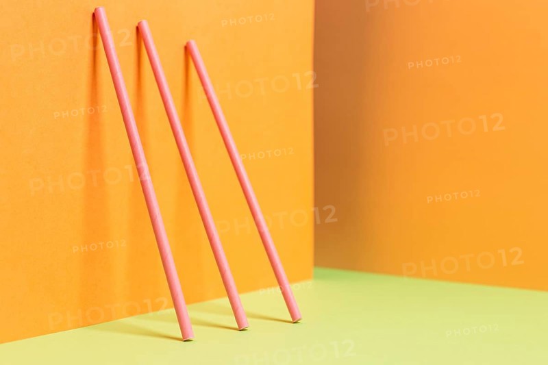 Colorful plastic straw collection 5