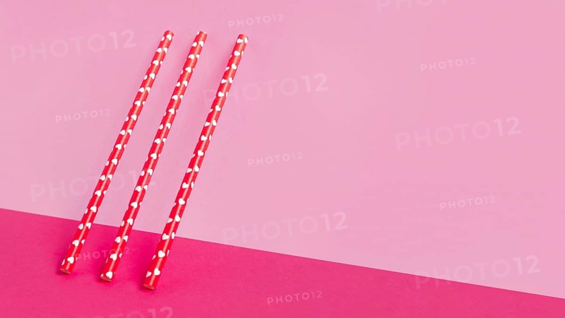 Colorful plastic straw collection 10