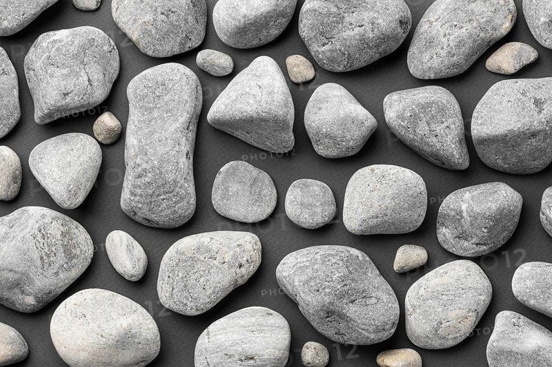 Flat lay stone collection 4