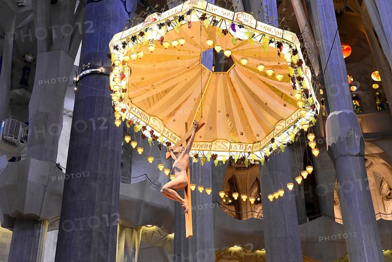 Altar with canopy