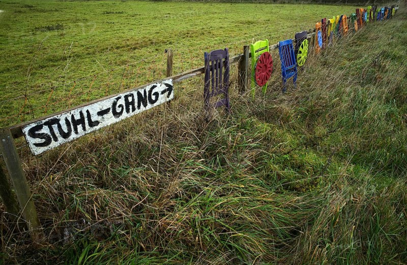 Art installation of a gallery
