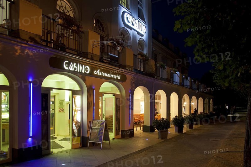 The Travemuende Casino at night