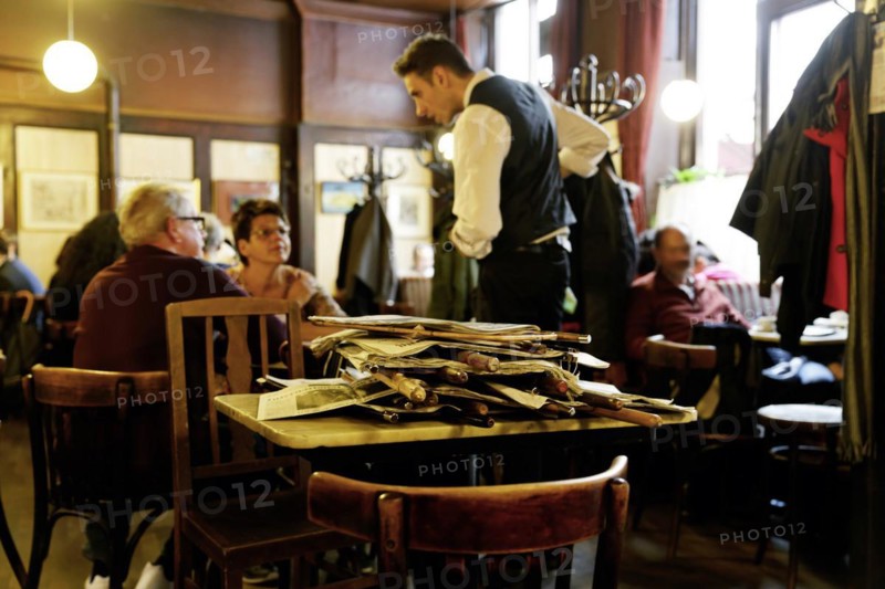 Traditional Viennese coffee house