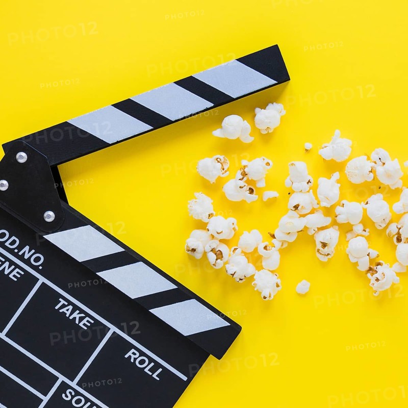 Close up clapper popcorn