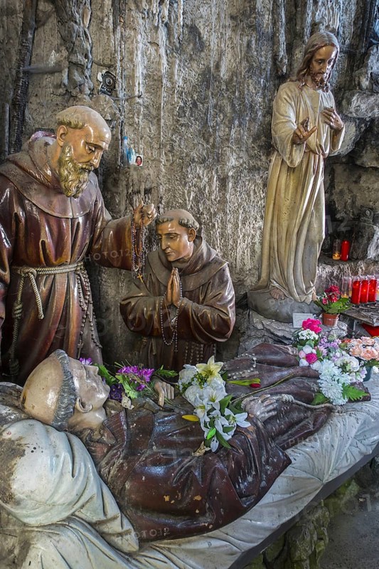 Sculptures in Grotto of St Anthony of Padua