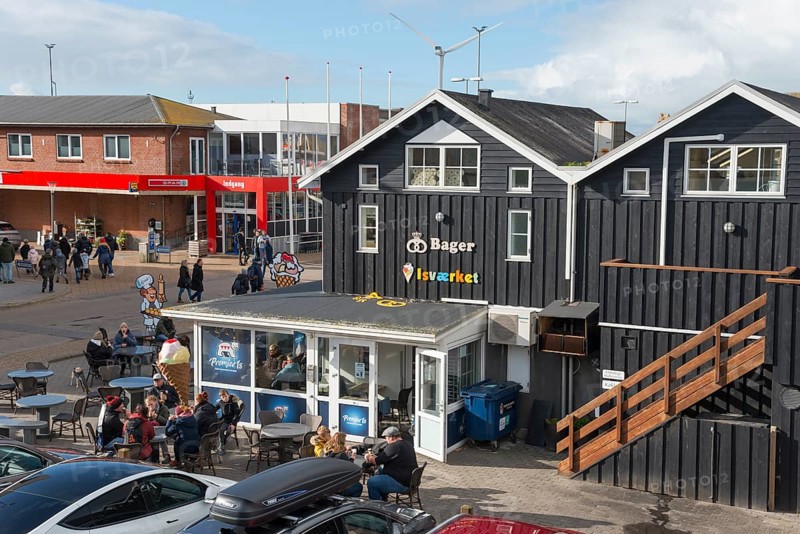 Wooden houses by the harbour