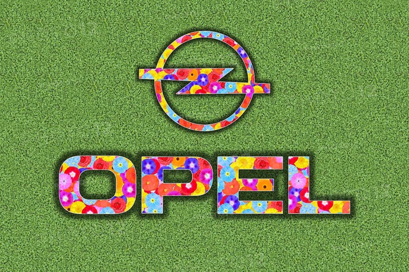 Logo car company Opel
