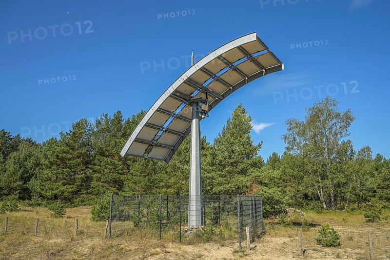 Solar panel on the German-Polish border