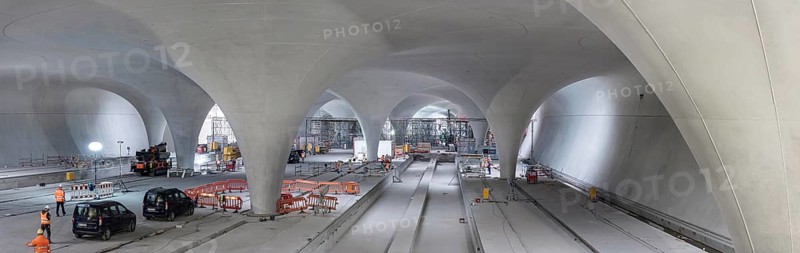 Underground cathedral: modern architecture for the billion-euro Stuttgart21 project. Two years in front of commissioning