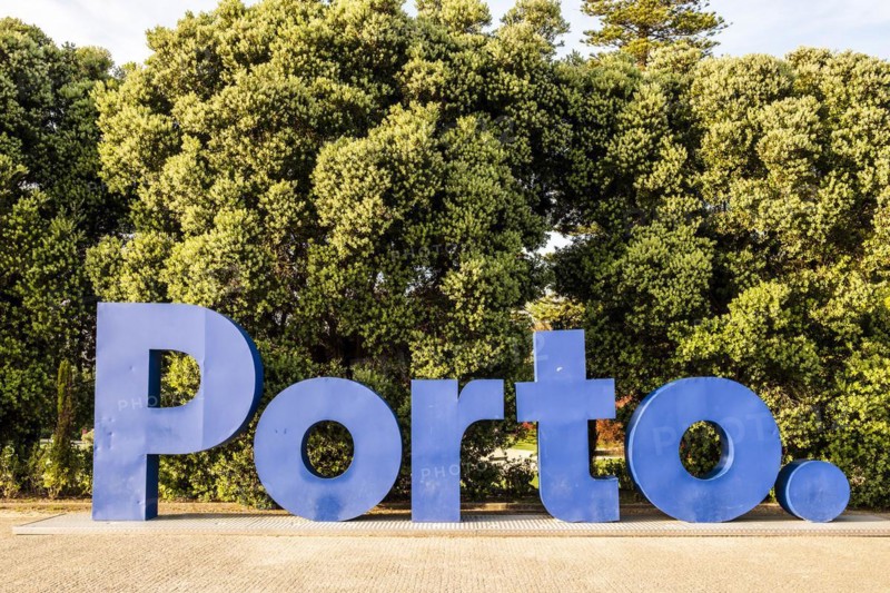 Great view of Porto or Oporto the second largest city in Portugal