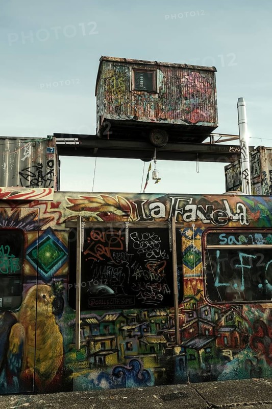 Local cultural project Bahnwaerter Thiel on the old abattoir site in Munich-Sendling