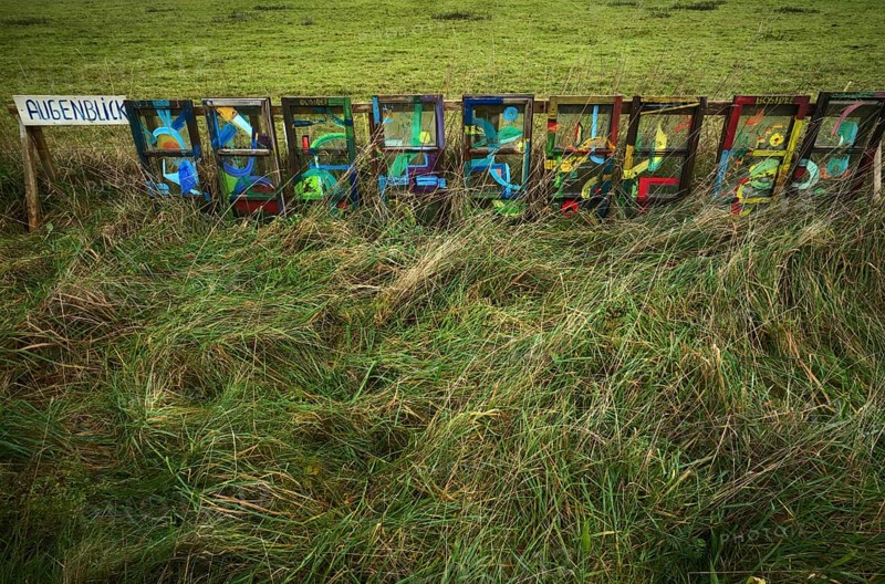 Art installation of a gallery
