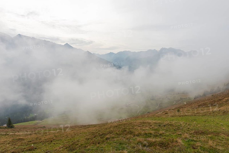 Low hanging clouds on the Penken