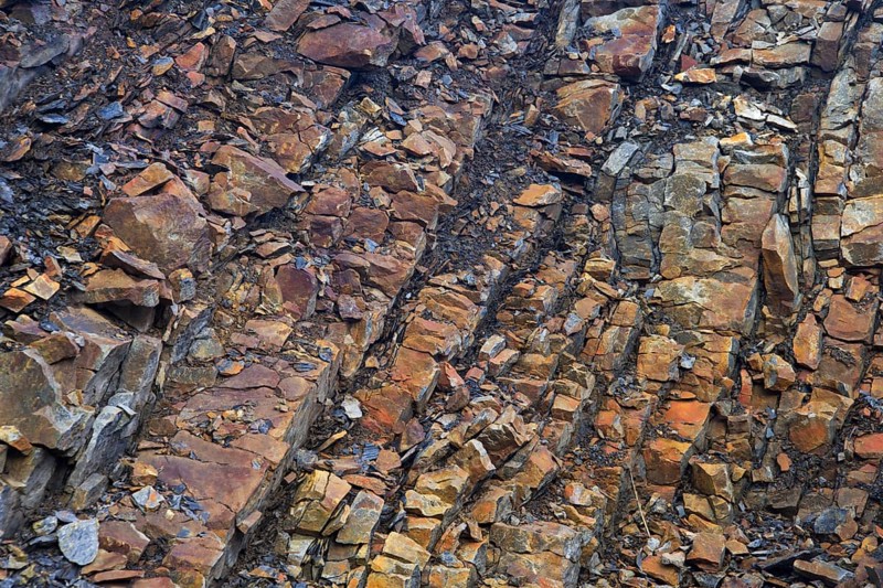 Rock formations along Gashamna
