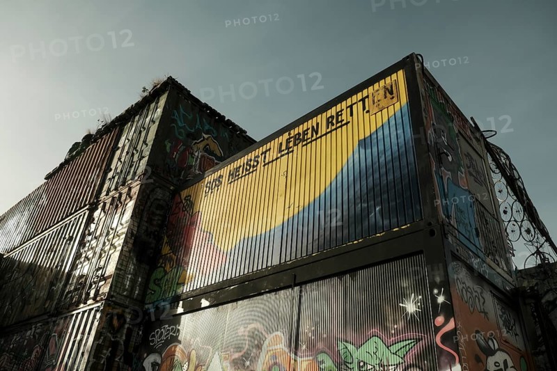 Local cultural project Bahnwaerter Thiel on the old abattoir site in Munich-Sendling
