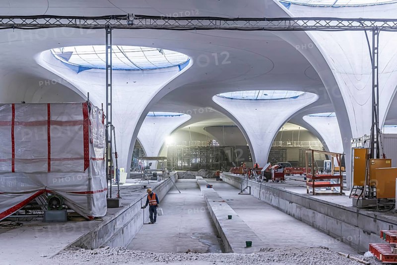 Underground cathedral: modern architecture for the billion-euro Stuttgart21 project. Two years in front of commissioning