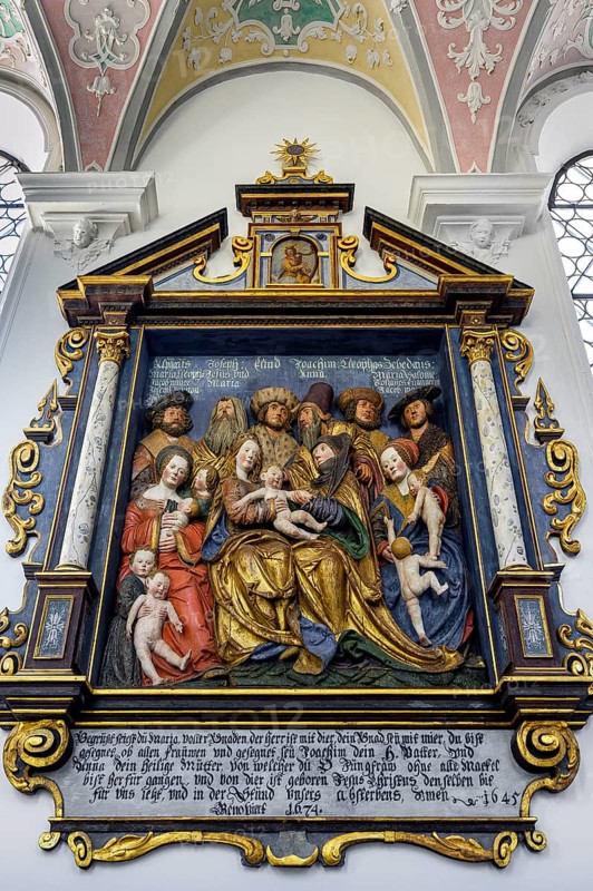Half-relief with figures of saints