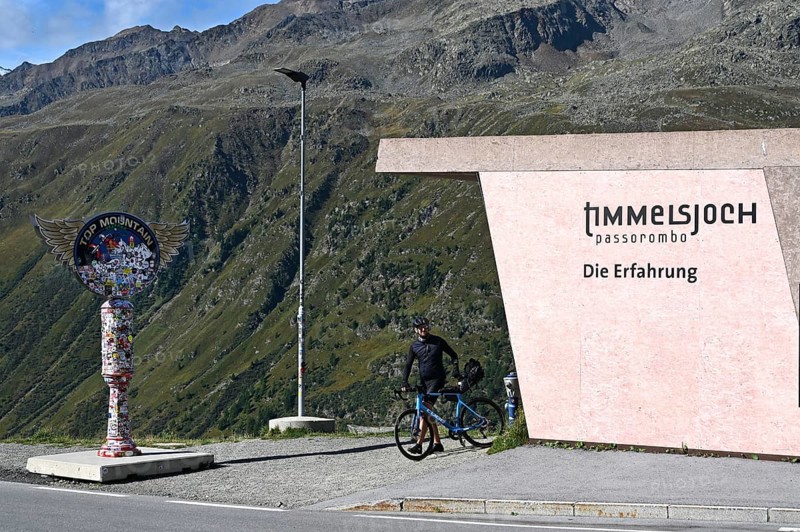 Timmelsjoch High Alpine Road between Austria and Italy