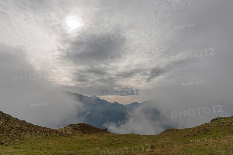 Low hanging clouds on the Penken