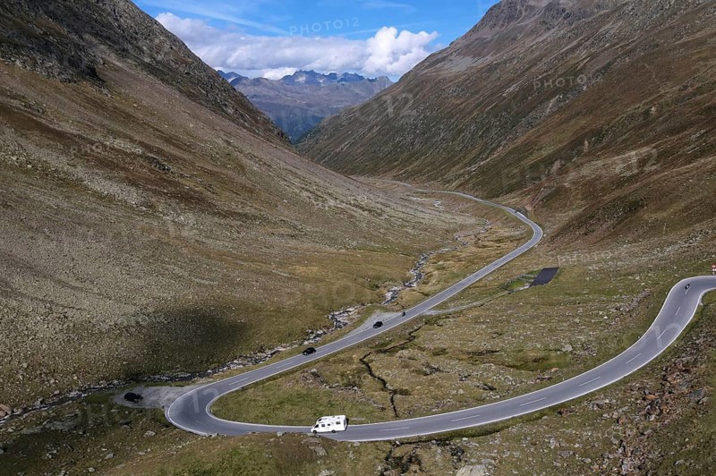Timmelsjoch High Alpine Road between Austria and Italy