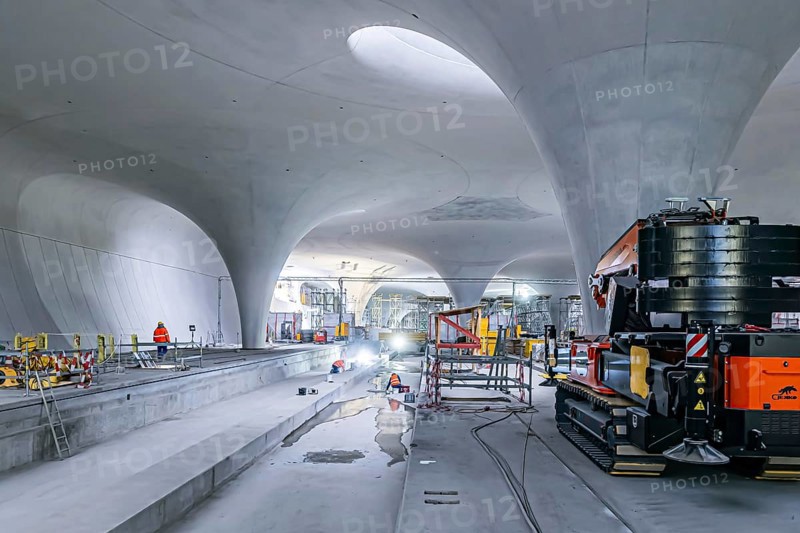 Underground cathedral: modern architecture for the billion-euro Stuttgart21 project. Two years in front of commissioning