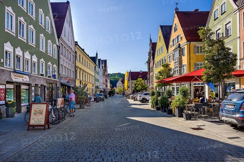 Maximilianstrasse with stone paving