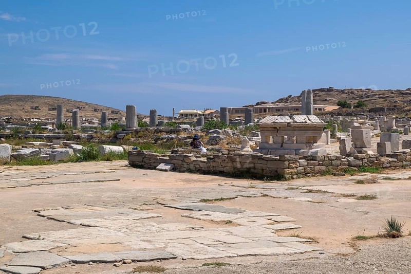 Ruins of the ancient city of Delos
