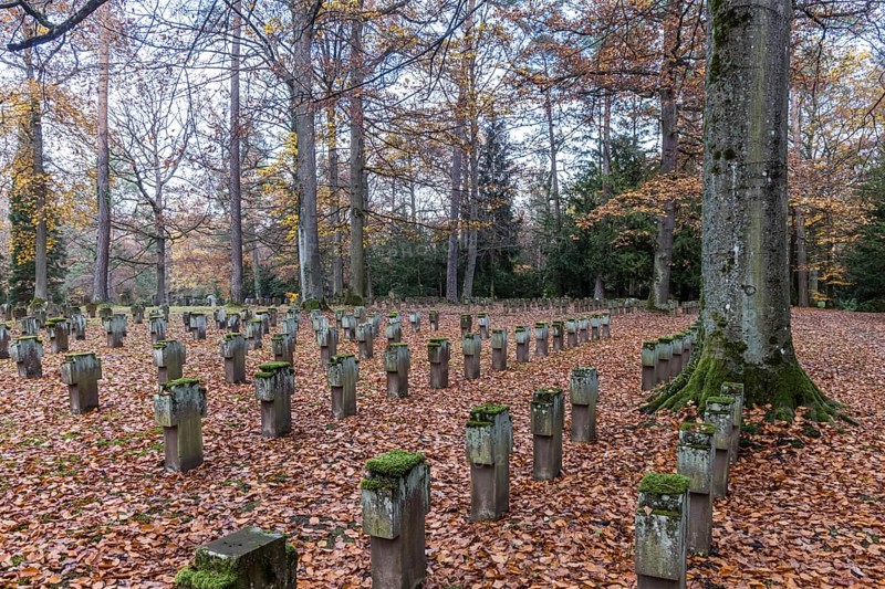 Cemetery for fallen soldiers of the world wars