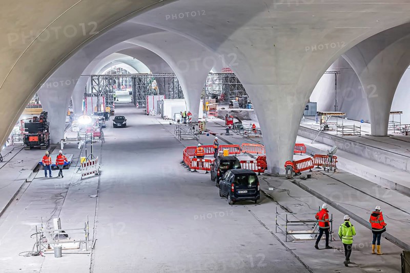 Underground cathedral: modern architecture for the billion-euro Stuttgart21 project. Two years in front of commissioning