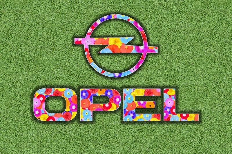 Logo car company Opel