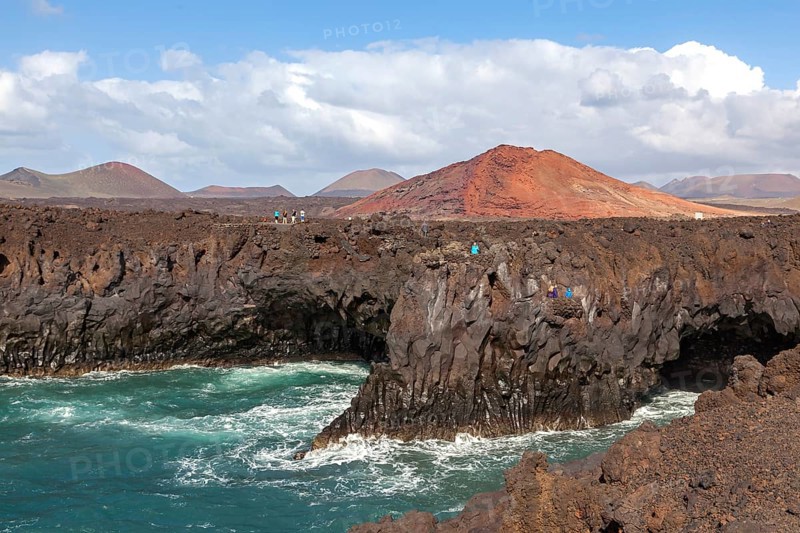 Rocky coast of Los Hervideros